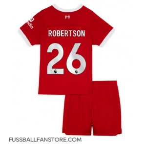 Liverpool Andrew Robertson #26 Replik Heimtrikot Kinder 2023-24 Kurzarm (+ Kurze Hosen)